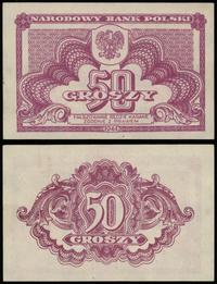 50 groszy 1944, bez serii i numeracji, pięknie z