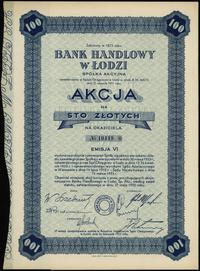 akcja na 100 złotych 1935, emisja VI, numeracja 