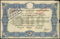 Polska, 4 % list zastawny konwersyjny na 500 złotych, 1.07.1925