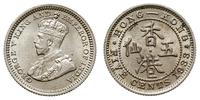 5 centów 1933, srebro "800", pięknie zachowane, 