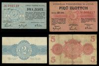 2 i 5 złotych 1939, seria 1C 703347 oraz 1D 0001