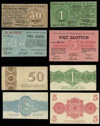 50 groszy oraz 1, 2 i 5 złotych 1939, seria  1A,