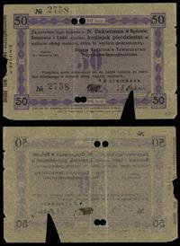 50 kopiejek 1.09.1914, numeracja 2758, Podczaski