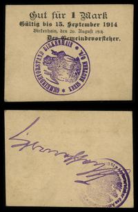 Śląsk, 1 marka, 20.08.1914