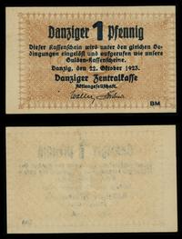 1 fenig 22.10.1923, seria BM, Miłczak G20, Jabł.