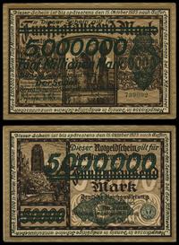 5.000.000 marek 20.03.1923, zielony nadruk na ba