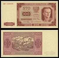 100 złotych 1.07.1948, seria KR 4338698, Lucow 1