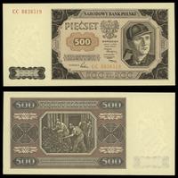 500 złotych 1.07.1948, seria CC 8838519, Lucow 1
