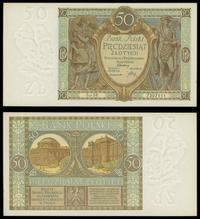 50 złotych 1.09.1929, seria DR 7307111, piękne, 