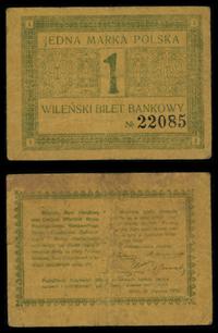 1 marka polska 31.01.1920, numeracja 22085, Podc