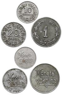 Moneta Szkolna: 10, 20 groszy i 1 złoty, Aw: nap