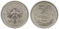 50 groszy 1986, Warszawa, PRÓBA-NIKIEL, nakład 5