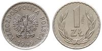 1 złoty 1949, Warszawa, PRÓBA-NIKIEL, nakład 500