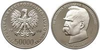 50 000 złotych 1988, Warszawa, Józef Piłsudski, 