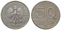 50 złotych 1990, Warszawa, PRÓBA-NIKIEL, nakład 