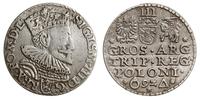 Polska, trojak, 1592
