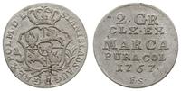2 grosze srebrne (półzłotek) 1767 FS, Warszawa, 