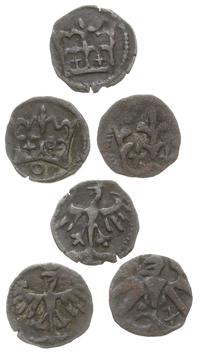 zestaw 3 denarów, Kraków, 2 x denar koronny Wład