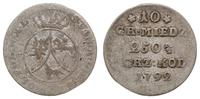 Polska, 10 groszy miedziane, 1792 M-W
