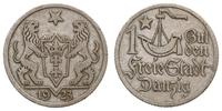 1 gulden 1923, Utrecht, Koga, patyna, Jaeger D.7