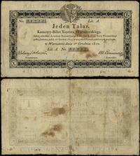1 talar 1.12.1810, podpis komisarza Walenty Sobo