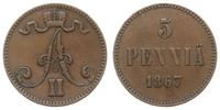 5 penniä 1867, KM 4.1