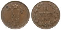 10 penniä 1907, KM 14