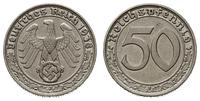 50 fenigów 1938/J, Hamburg, rzadkie, J. 365