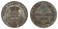 5 groszy 1835, Wiedeń, zielonkawa patyna, Bitkin