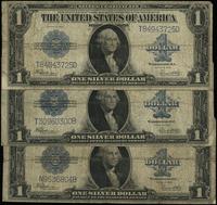3 x 1 dolar 1923, podpisy Speelman i White, seri