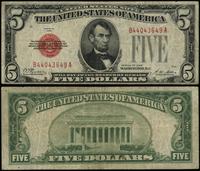 5 dolarów 1928, podpisy Woods i Mellon, seria B4