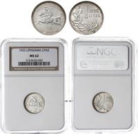 1 litas 1925, srebro ''500'', moneta w pudełku N