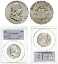 1/2 dolara 1963, Filadelfia, "Franklin", srebro 