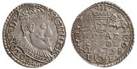 trojak 1598, Olkusz, duże popiersie króla, Iger 