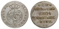 Polska, 10 groszy miedzianych, 1789 EB