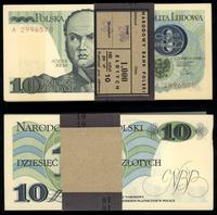 Polska, zestaw banknotów 10 złotych, 01.06.1982