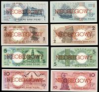zestaw banknotów niewprowadzonych do obiegu z se