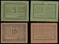 dawny zabór rosyjski, zestaw: 5 i 10 marek polskich, 31.01.1920