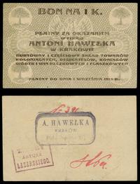 bon na 1 korone ważny do dnia 01.09.1919, Podcza
