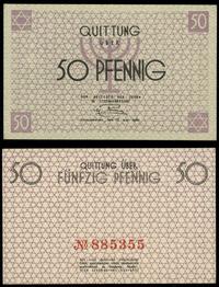 50 fenigów 15.05.1940, numeracja 885355, piękne,