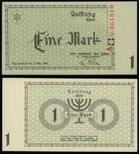 1 marka 15.05.1940, seria A, numeracja 351810, p