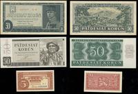 zestaw: 5, 2 x 50 koron, 5 koron 25.01.1949 seri