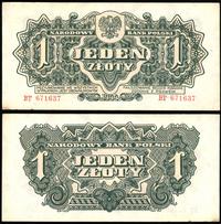 1 złoty 1944, "OBOWIĄZKOWYM", seria BT, numeracj