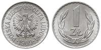 1 złoty 1969, Warszawa, piękne , Parchimowicz 21