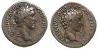 denar 140-144, Rzym, Aw: Głowa Antonina w prawo,
