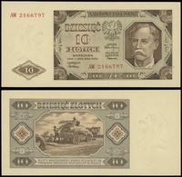 10 złotych 1.07.1948, seria AW, numeracja 216679