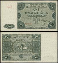 20 złotych 15.07.1947, seria C, numeracja 032301