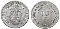 10 franków 1965, aluminium, piękne, KM 1