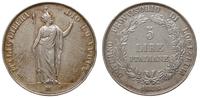 5 lirów (scudo) 1848 M, Mediolan, srebro "900" 2