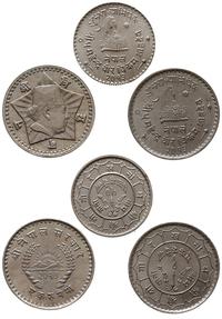 zestaw: 50 paisa 1956, 1 rupia 1953 (Tribhuvana 